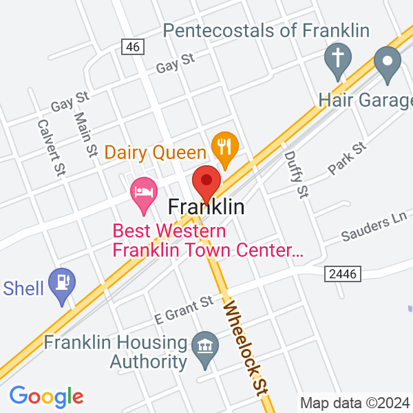 Franklin Ranch Baseball Complex Map