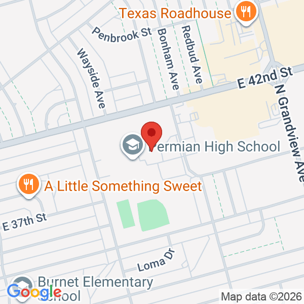 Permian High School Map