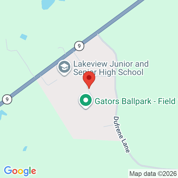 Lakeview High School  Map