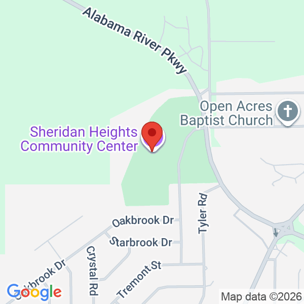 Sheridan Heights Community Center Map