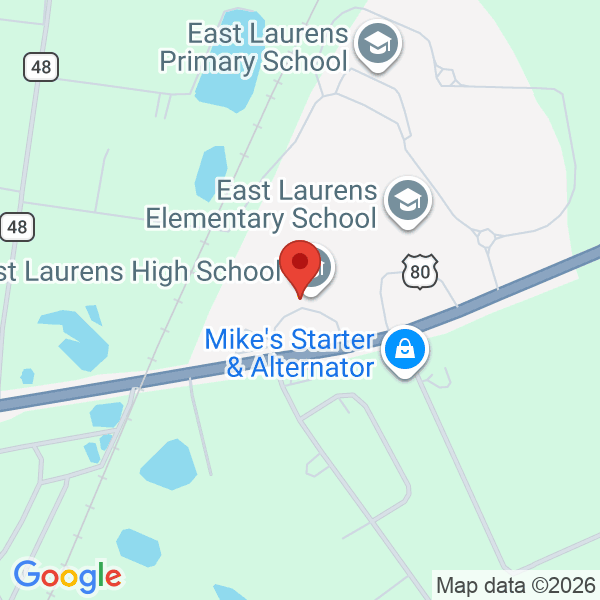 East Laurens Map