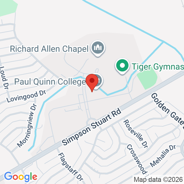 Paul Quinn Map