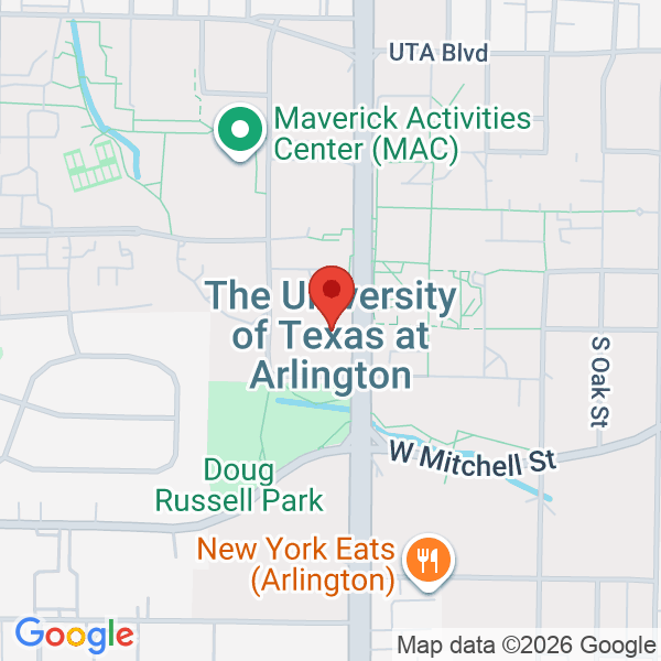 University of Texas at Arlington Map