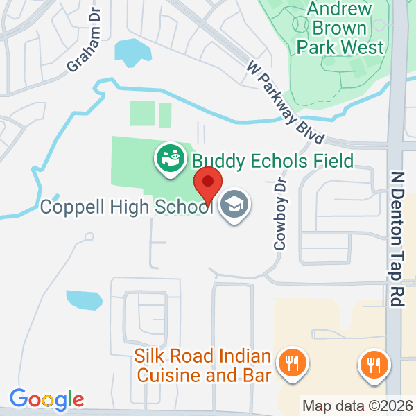 Coppell High School Map