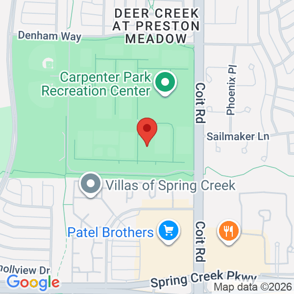 Carpenter Park Map