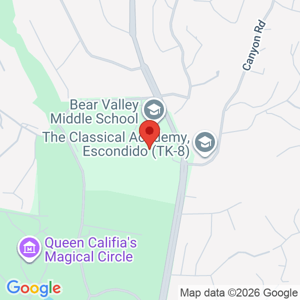 Bear Valley Middle School Map
