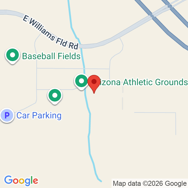 Arizona Athletic Grounds Map