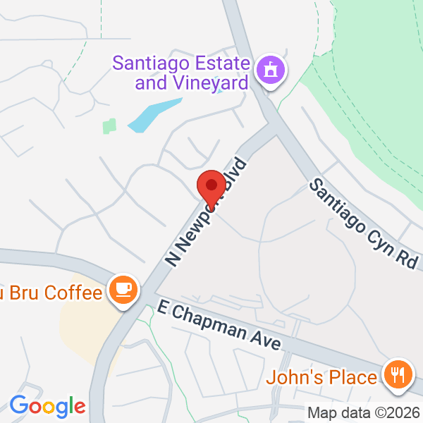 Santiago Canyon College Map