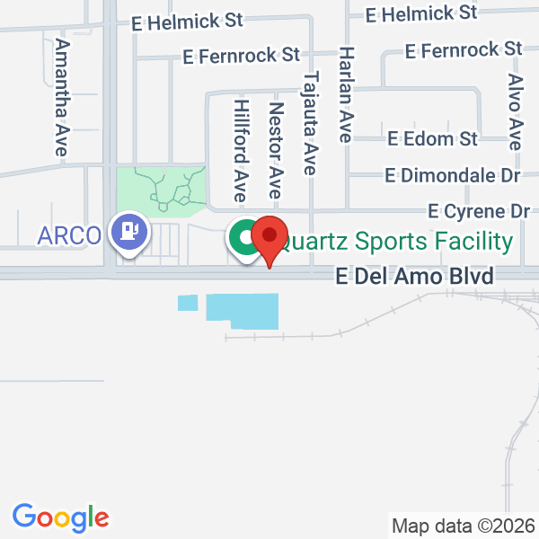 Quartz Sports Facility  Map