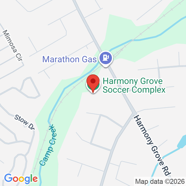 Harmony Grove Soccer Complex Map