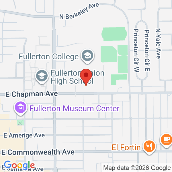 Fullerton College  Map