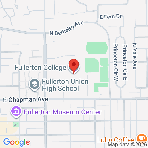 Fullerton College Map