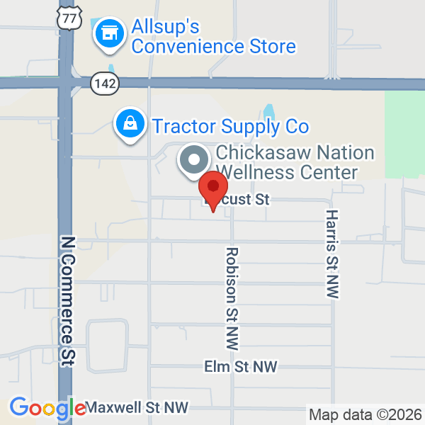 Chickasaw Nation Gymnasium Map