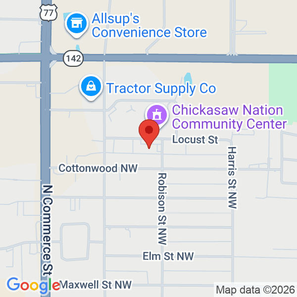 Chickasaw Nation Gymnasium Map