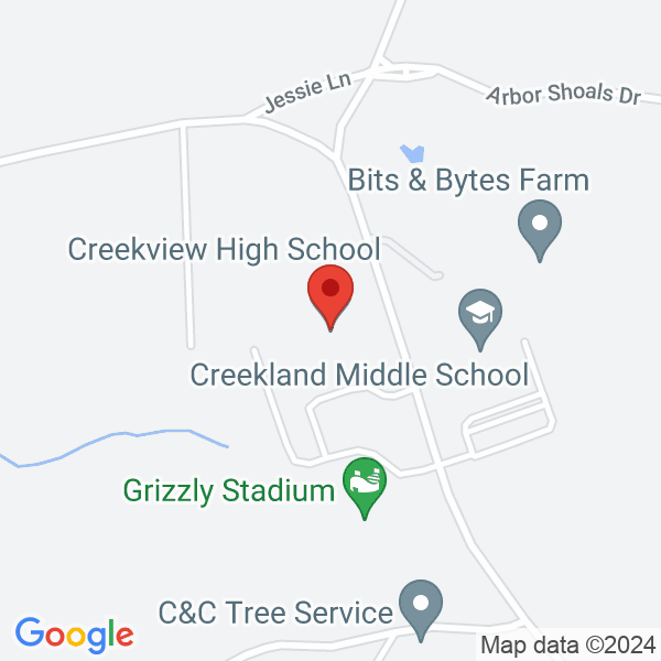 Creekview High School Map