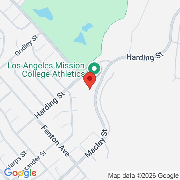 Los Angeles Mission College Map