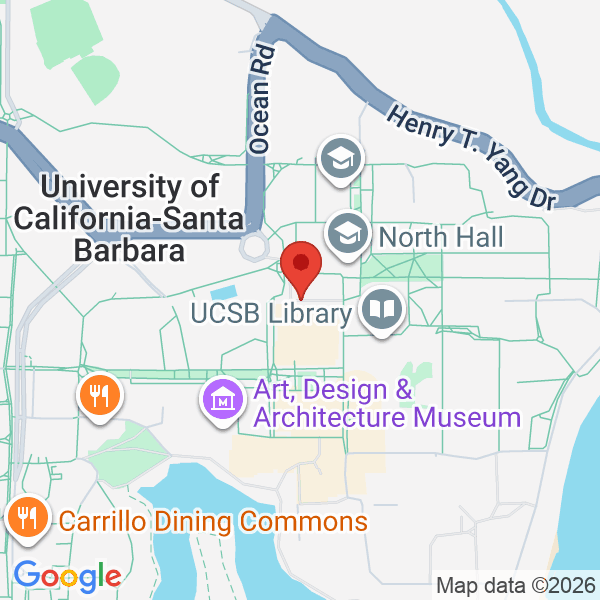 University California Santa Barbara Map