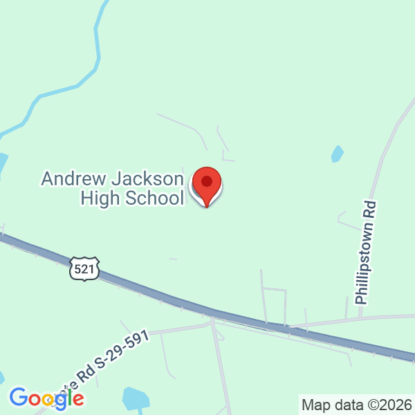 Andrew Jackson High School Map