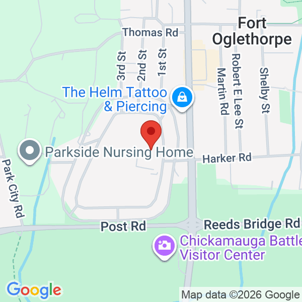 Ballfields at Barnhardt Map