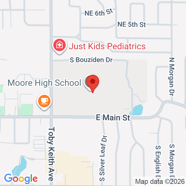 Moore High School Map