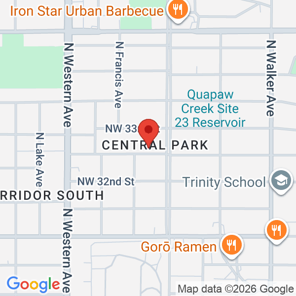 Harding Fine Arts Map