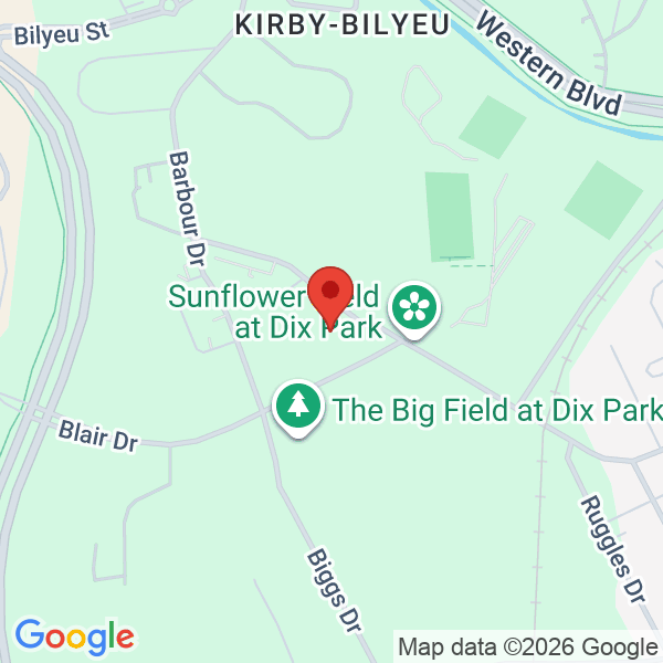The Big Field @ Dix Park Map
