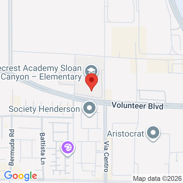 Pinecrest Academy Sloan  Map
