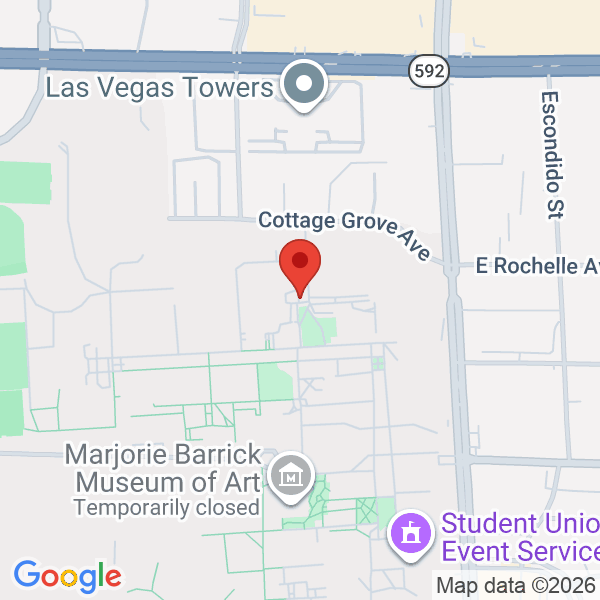 University of Nevada Las Vegas (UNLV) Map
