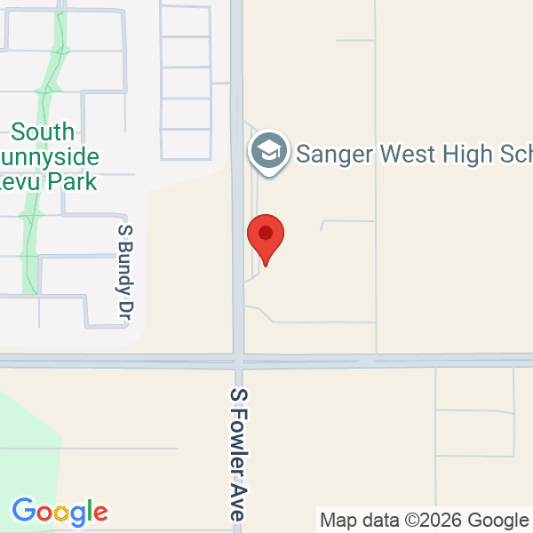 Sanger West High School Map