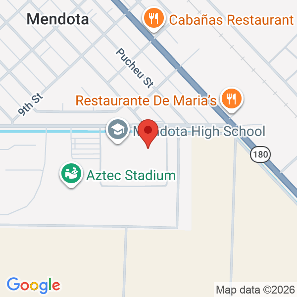 Mendota High School Map
