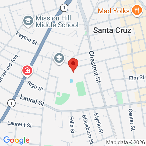 Santa Cruz High School, Holy Cross School Gym Map