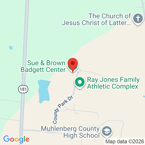 Sue & Brown Badgett Center Map