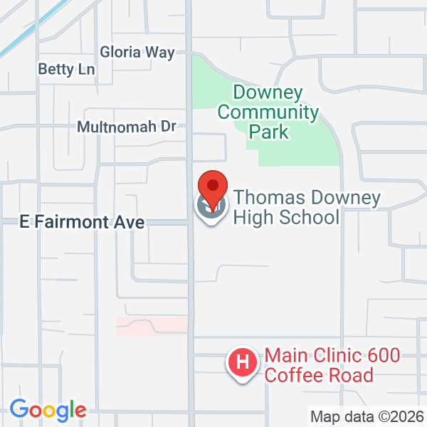 Downey High School Map