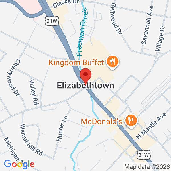 Elizabethtown Sports Center Map