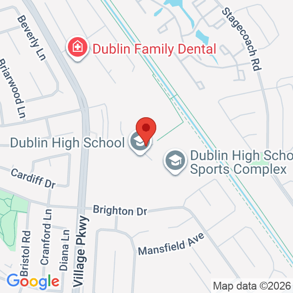 Dublin High School  Map