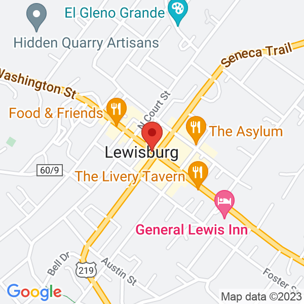 Greenbrier East High/Eastern Greenbrier Middle Map