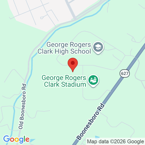 George Rogers Clark High School Map