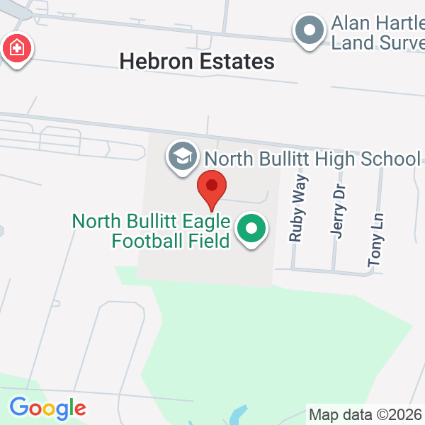 North Bullitt Eagle Classic Map