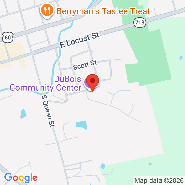 DuBois Community Center Map
