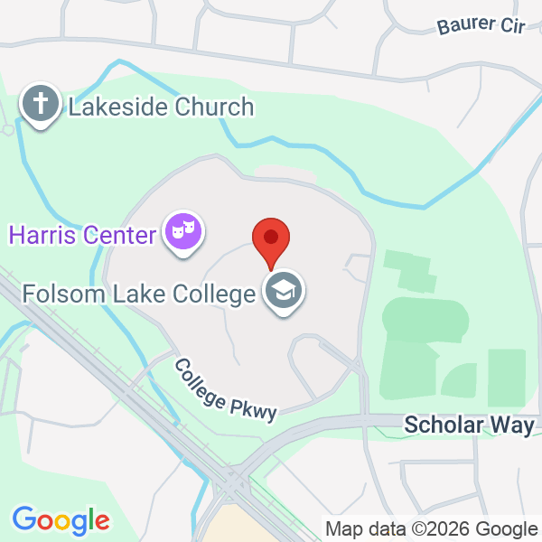 Folsom Lake College Map