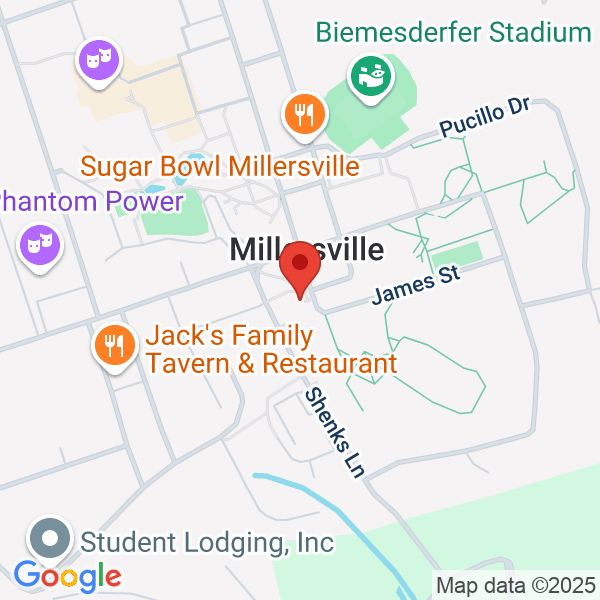 Millersville University Map