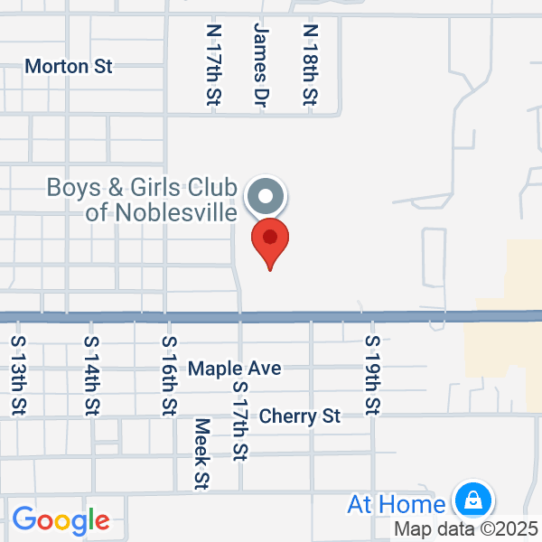 Noblesville Boys and Girls Club Map