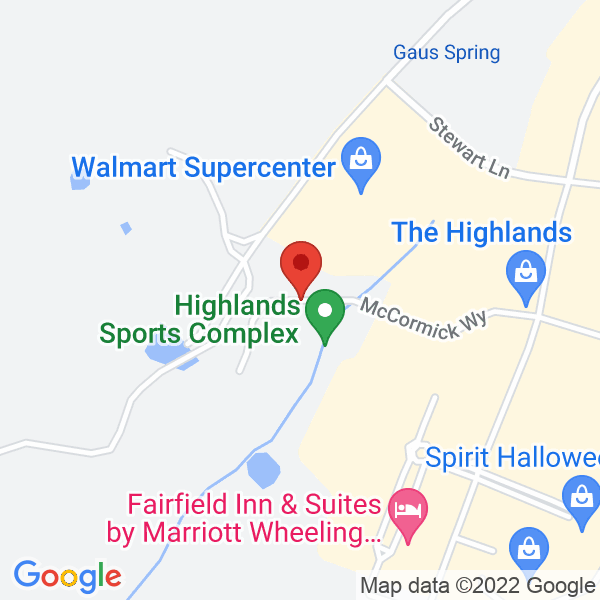 Highlands Sports Complex Map