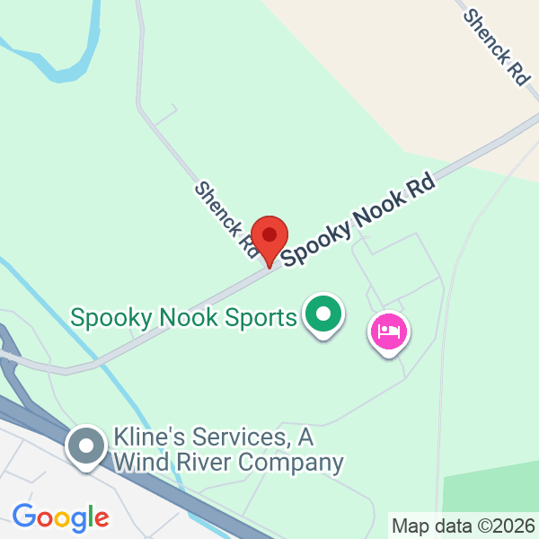 Spooky Nook Sports Map