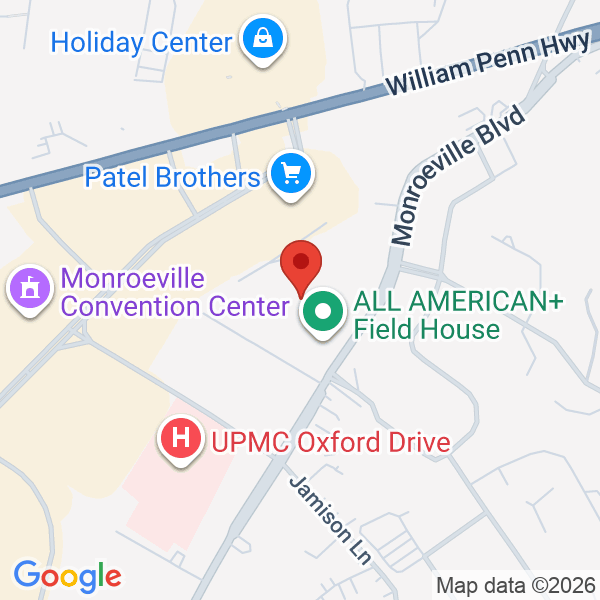 All American Fieldhouse Map