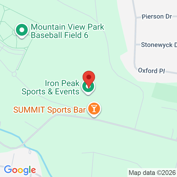 Iron Peak Sports & Events Map