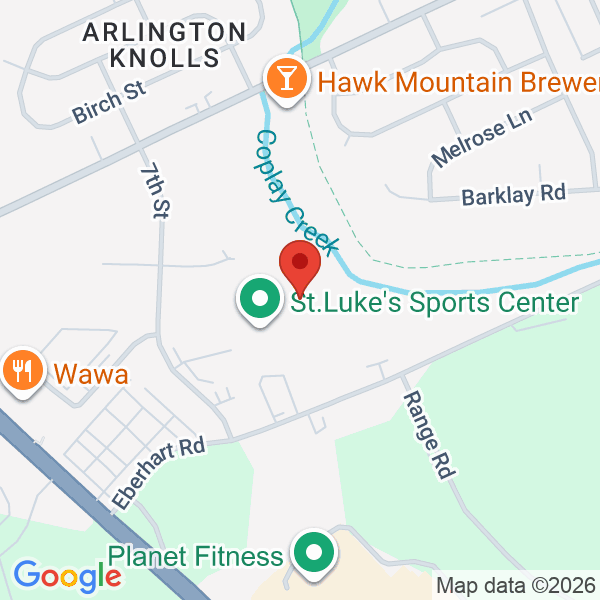 St. Luke's Sports Center - Field House Map