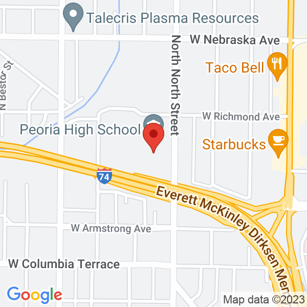Peoria High School Map