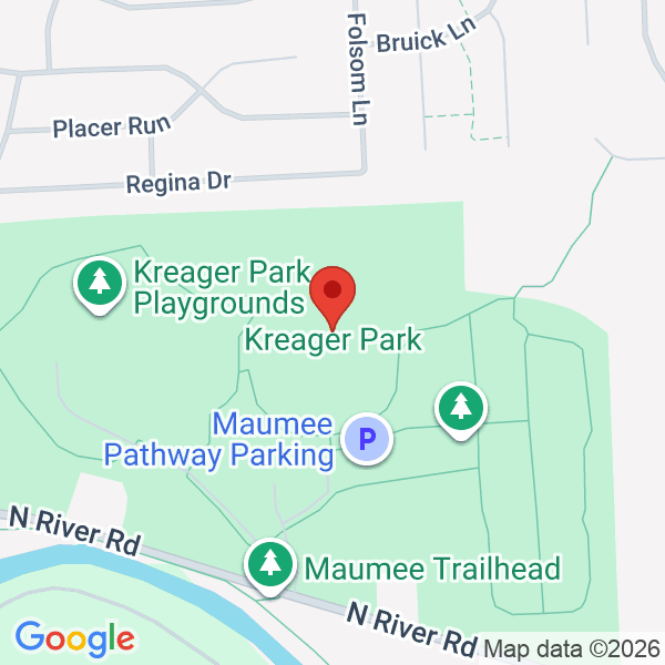 Kreager Park Map