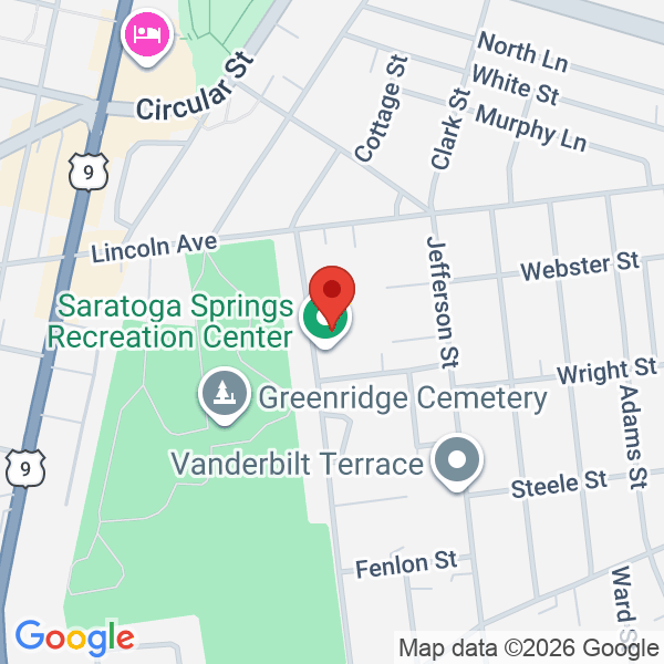 Saratoga Spring Recreation Center Map
